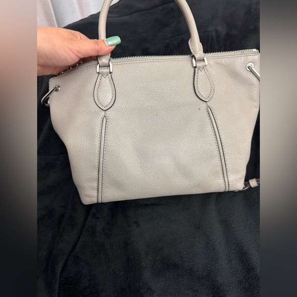 Michael Kors elephant grey pebbled Leather Handbag - Picture 6 of 11